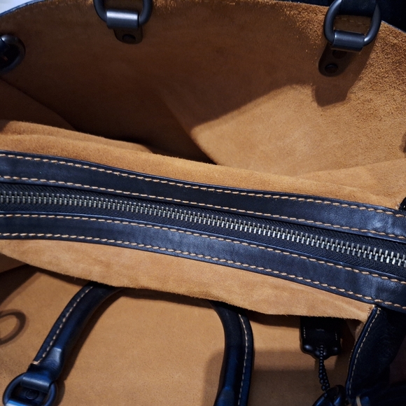Coach Large Leather Travel Bag - Picture 5 of 12